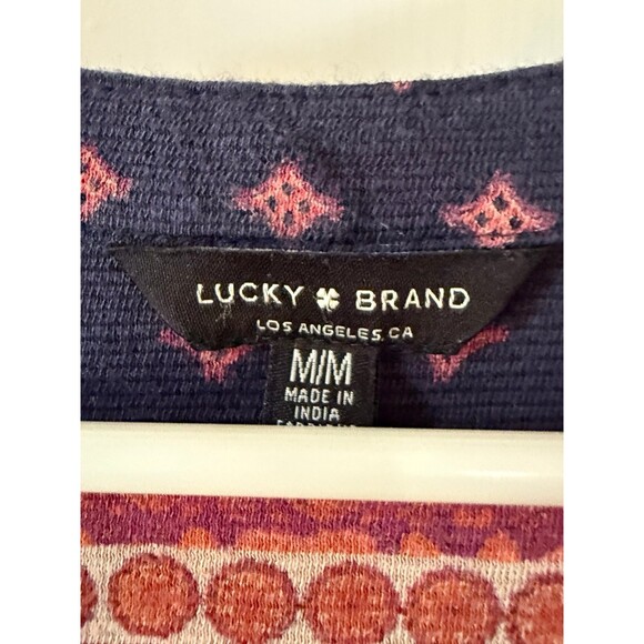 Lucky brand women’s size medium BoHo blouse - Picture 5 of 8